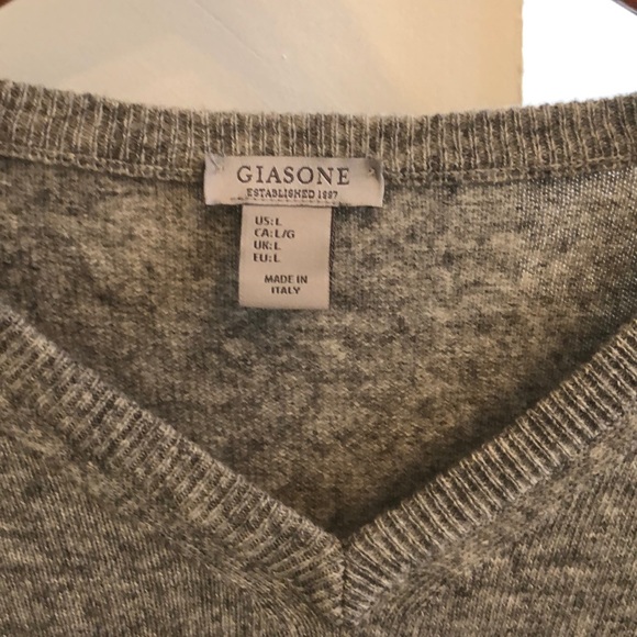 NWOT Giasone Men’s V-neck Sweater - Picture 2 of 4